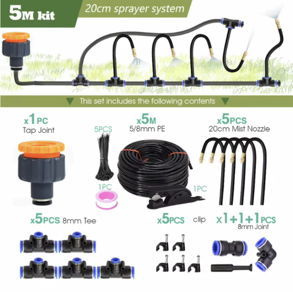 Garden Plant Fogging Watering Irrigation